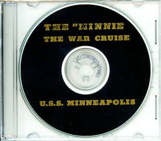 Uss Minneapolis Ca 36 Cruise Book War Log Wwii Cd Navy