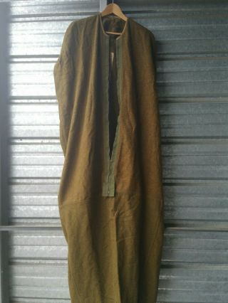 Large Wwii Us Army Wool Liner For Sleeping Bag Liner Usa Warm Emergency Blanket