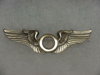 Wwii United States Army Air Force Observer Wings Sterling 3 "