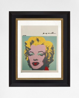 Andy Warhol 1986 Print Hand Signed With Certificate,  Resale $5,  850