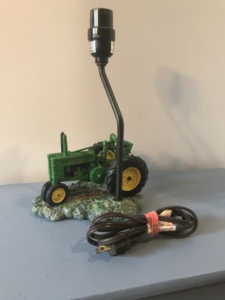 John Deere 12 “ Table Lamp Light - Green Tractor - Licensed J D 3