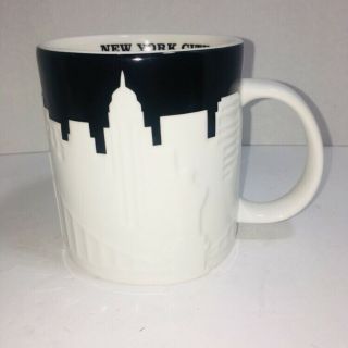 York City Starbucks Coffee Mug Taxi Relief Series 2012 Nwob