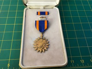 Vintage Us Army Military Air Forces Medal Badge Insignia Ribbon 07 - 023