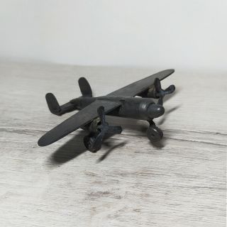 Trench Art Wwii B - 25 Mitchell Bomber Plane Model Made From Military Supplies