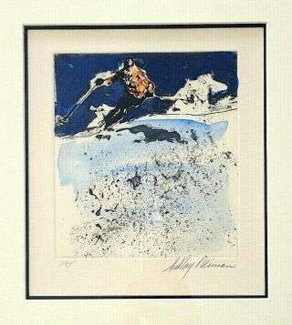 Leroy Neiman Etching Serigraph Hand Signed In Pencil Ap Framed