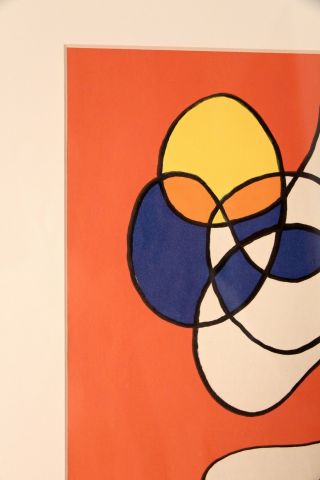 Alexander Calder (1898 - 1976) Derrier le Miroir 173 Pl.  6 Lithograph 1968 19x23 2