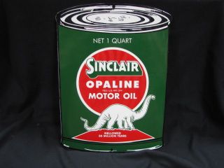 Sinclair Opaline Oil Can Porcelain Sign