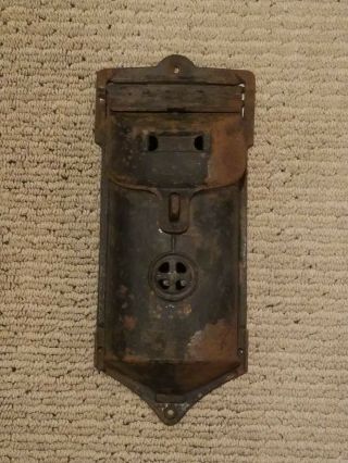 Vintage Antique Griswold Cast Iron Mailbox 105/106a Erie Pa