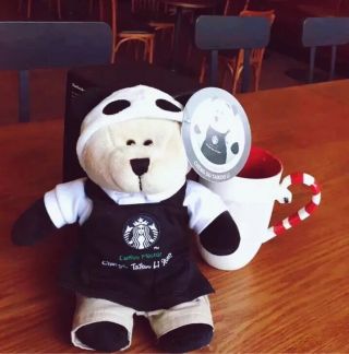 Starbucks China Limited City Bearista Chengdu Black Taikooli Panda Bear With Tag