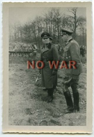 Wwii German Photo Fieldmarshal Erwin Rommel The Knight Cross Holder In France
