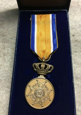 Netherlands - Order Of Orange Nassau Honor Medal,  Bronze - Boxed