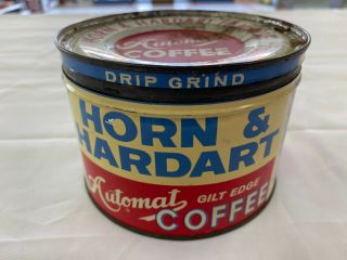 Vintage Horn & Hardart Automat Coffee Tin