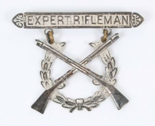Wwii Usmc Marine Corps Expert Rifleman Qualification Badge