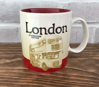 Starbucks London Global Icon City Collector Series Mug 16oz Bus Britain U.  K.