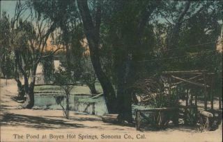 1911 The Pond At Boyes Hot Springs,  Ca Sonoma County California Richard Behrendt