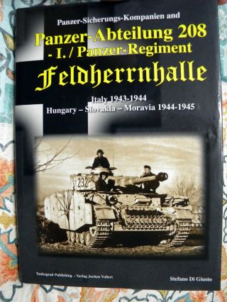 I.  /panzer - Regiment " Feldherrnhalle ".  Di Giusto.  Hc/oop?