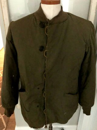 Vintage Us Army M - 1943 Us Military Field Jacket Pile Lined Wwii Parka