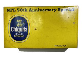 Vintage Nfl Chiquita Bananas 50th Anniversary Transistor Radio