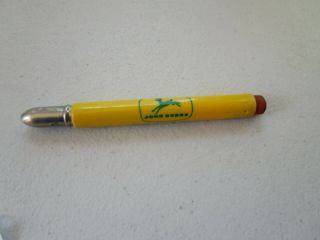 Vintage John Deere Advertising Bullet Pencil Liechty Farm Equipment Archbold Oh