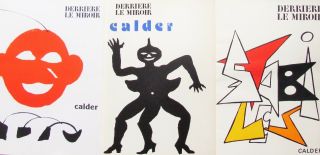 Alexander Calder - Three (3) Lithographs Covers Derriere Le Miroir Us