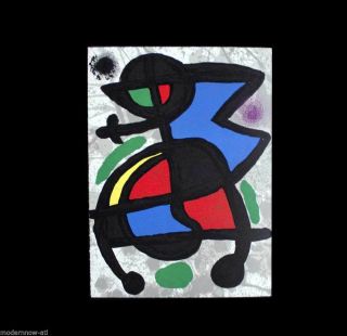 Joan Miro Ltd 106/150 Lithograph Lana Paper,  Cat.  Ref C.  134,  Framing