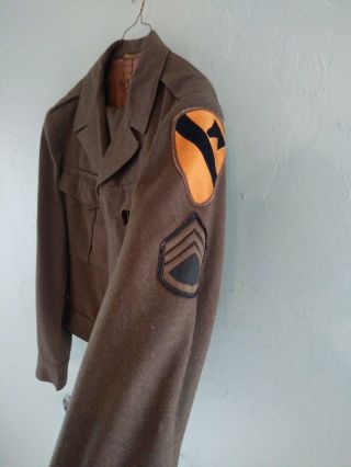 WW2 Army Ike Jacket And Pants Cavalry Division SGT 2