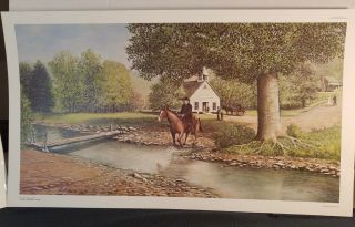 Fred Thrasher Limited Edition " The Circuit Rider " Signed And Numbered 1984
