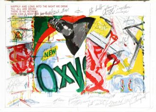 James Rosenquist One Cent Life Orig 1964 Lithograph 16x23 In.  Plate Signed
