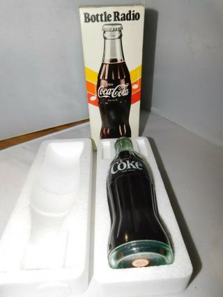Vintage Coke Cola Bottle Radio