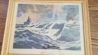Electric Boat Company Wwii Propaganda Prints 1944 19 " X 24 "
