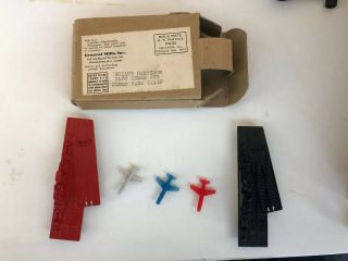 Extremely Rare 1960’s General Mills Toy Air Craft Carrier 2 Boats & 3 Planes