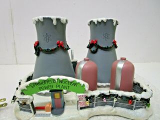 Hawthorne Village Springfield Nuclear Power Plant Simpsons Christmas Village