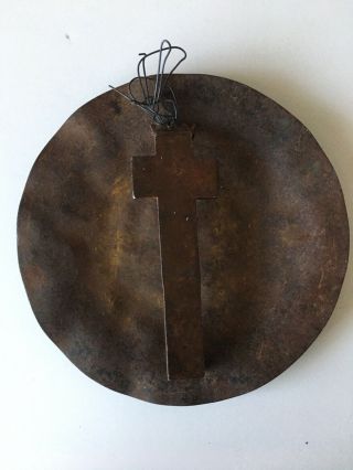Jan Barboglio 7” Iron Plate With Iron Cross
