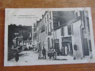 23 Creuse Cpa Aubusson Route De Clermont 1908