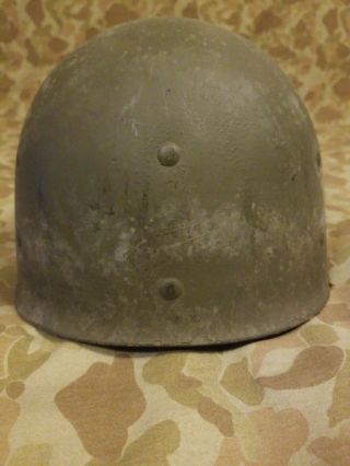 WWII US M1 Helmet Liner CAPAC USMC Marine Raider Army Ranger Infantry D - Day WW2 3