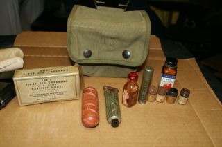 Ww2 M2 Jungle First Aid Kit With Contents Usmc Us Army.
