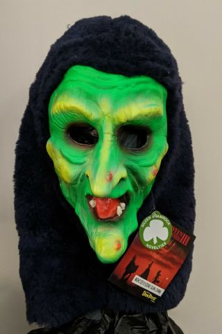 Don Post Hagatha Witch Mask Halloween 3 Iii Skull Pumpkin Shamrock Ssn Pmg 2018