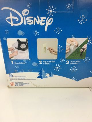 Gemmy Christmas Disney Airblown Inflatable Mickey Mouse With Ornament 3
