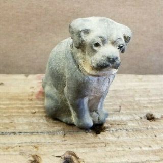1927 Vintage Small Dog Candy Container 2 "