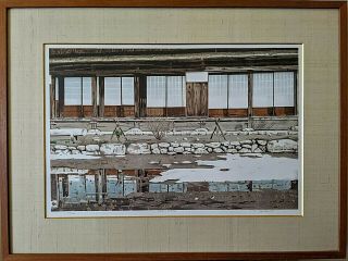 Ted Colyer (canada) Woodblock " Early Spring " 1987,  Pencil Signed