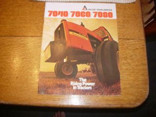 Allis Chalmers 7040,  7060,  7080 Farm Tractor Brochure
