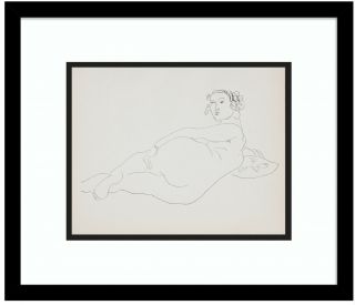 Henri Matisse " Femme Nue " Lithograph B&w Edition 43/200 1929 Not Hand Signed