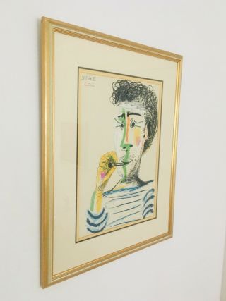 Pablo Picasso 1964 " Le Fumeur " Limited Edition Lithograph