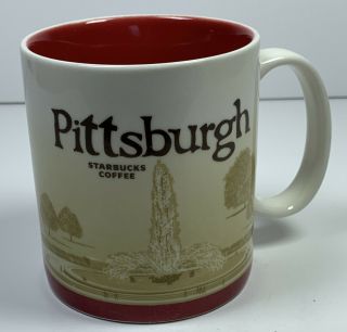 Starbucks Pittsburgh Mug 2011 Global Icon City Ceramic Coffee Cup 16oz