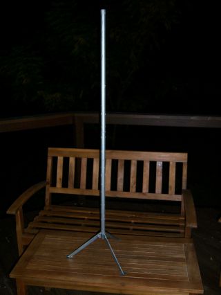 Htf 47.  5 " Wood Tree Pole Stand For Vtg Aluminum Xmas Trees Parts Only