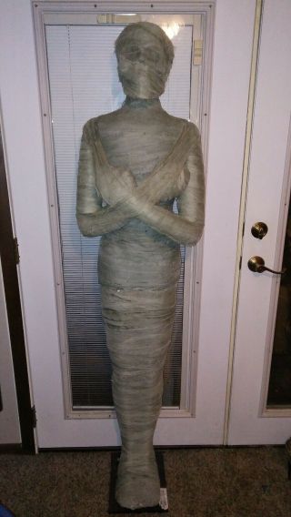 6ft Life Size Mummy - Styrofoam - Halloween Prop/decor - Wrapped Bandages