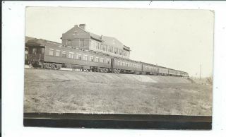 Real Photo Postcard Post Card Pierre South Dakota Sd S D Presidents Train Depot