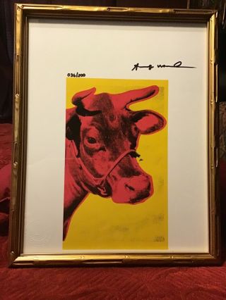 Andy Warhol - Hand Signed - Lithograph Print With