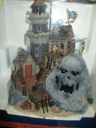 Lemax Spooky Town Isle Of Doom Lighthouse