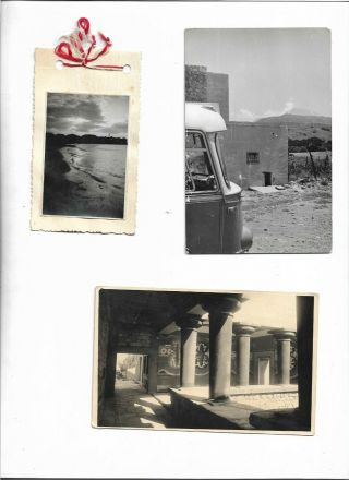 Greek Postcards (5) From Crete 2 From Chania,  2 From Knossos,  1 From Psiloriti